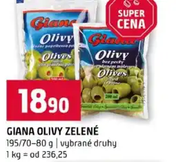 Terno Giana olivy zelené nabídka