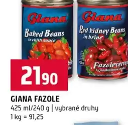 Terno Giana fazole nabídka
