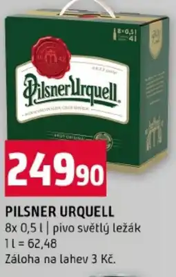 Terno Pilsner urquell nabídka