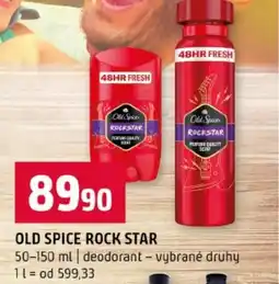Terno Old spice rock star nabídka