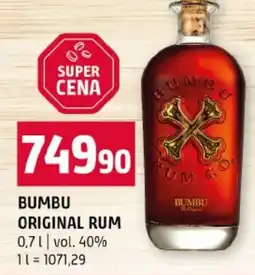 Terno Bumbu original rum nabídka