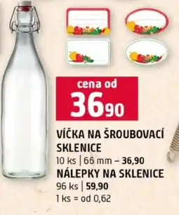 Terno Víčka na šroubovací sklenice nabídka