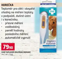 Terno Coop teploměr digitální memory nabídka