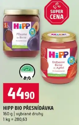 Terno Hipp bio přesnídávka nabídka