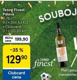 Tesco Tesco Finest Pálava nabídka