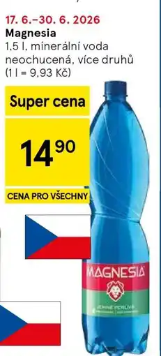 Tesco Magnesia nabídka