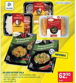 Makro Asijská hotová jídla nabídka