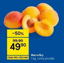 Tesco Meruňky nabídka