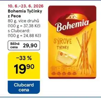 Tesco Bohemia Tyčinky z pece nabídka
