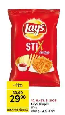 Tesco Lay’s Chipsy nabídka