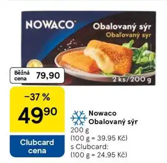 Tesco NOWACO Obalovaný sýr nabídka