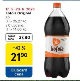 Tesco Kofola Original nabídka