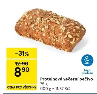 Tesco Proteinové večerní pečivo nabídka