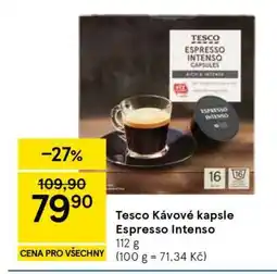 Tesco Tesco Kávové kapsle Espresso Intenso nabídka