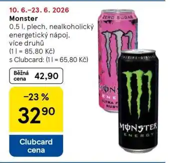 Tesco Monster nabídka