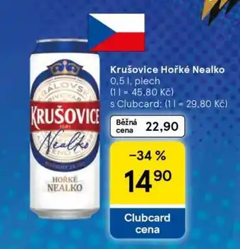 Tesco Krušovice Hořké nealko nabídka