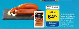 Tesco Tesco Grill Master Grilovací klobásy nabídka