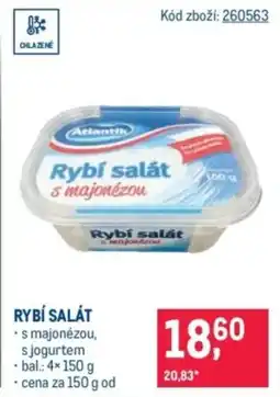 Makro Rybí salát nabídka