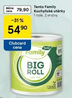 Tesco Tento Family kuchyňské utěrky nabídka
