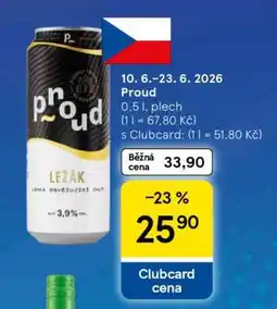 Tesco Proud nabídka