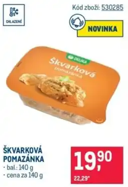 Makro Škvarková pomazánka nabídka