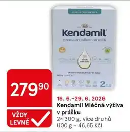 Tesco Kendamil Mléčná výživa v prášku nabídka