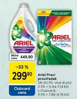 Tesco Ariel prací prostředek nabídka