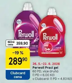Tesco Perwoll prací gel nabídka
