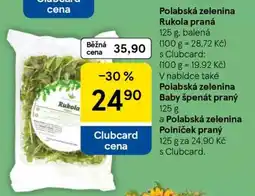 Tesco Polabská zelenina Rukola praná nabídka