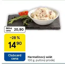 Tesco Hermelínový salát nabídka