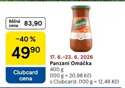 Tesco Panzani Omáčka nabídka