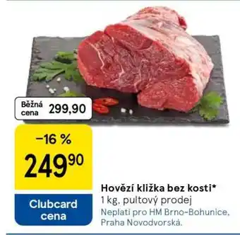 Tesco Hovězí kližka bez kosti nabídka