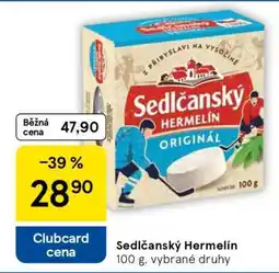 Tesco Sedlčanský hermelín nabídka