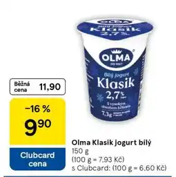 Tesco Olma Klasik jogurt bílý nabídka
