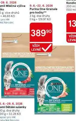 Tesco Purina One Granule pro kočky nabídka
