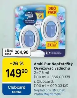 Tesco Ambi Pur Nepřetržitý osvěžovač vzduchu nabídka