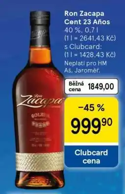 Tesco Ron Zacapa Cent 23 Anos nabídka