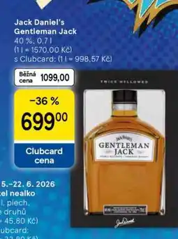 Tesco Jack Daniel‘s Gentleman Jack nabídka