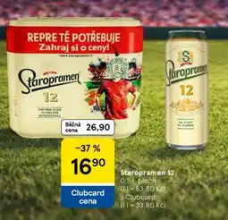 Tesco Staropramen 12 nabídka