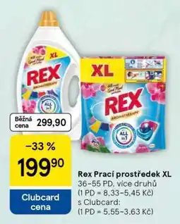Tesco Rex Prací prostředek XL nabídka