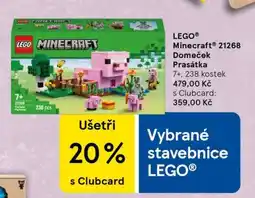 Tesco LEGO Minecraft 21268 Domeček Prasátka nabídka