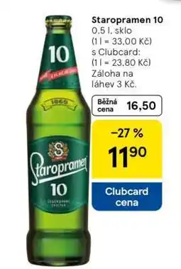 Tesco Staropramen 10 nabídka