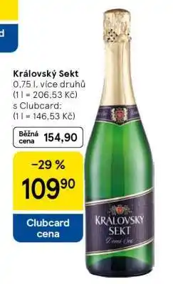 Tesco Královský Sekt nabídka