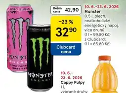 Tesco Monster nabídka