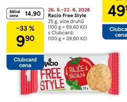 Tesco RACIO Free Style nabídka