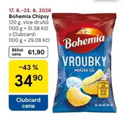 Tesco BOHEMIA CHIPSY nabídka