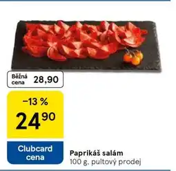 Tesco Paprikáš salám nabídka
