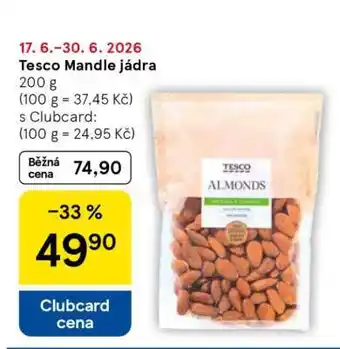 Tesco Tesco Mandle jádra nabídka