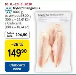 Tesco Mylord Pangasius nabídka
