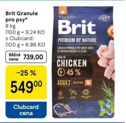 Tesco Brit Granule pro psy nabídka